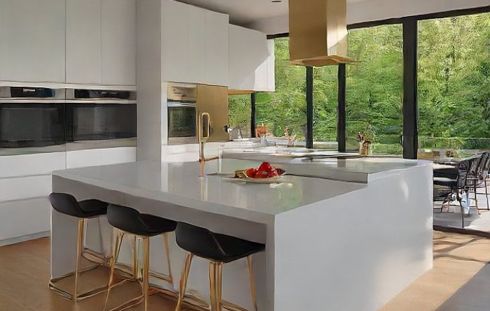 peninsula modular kitchen layout