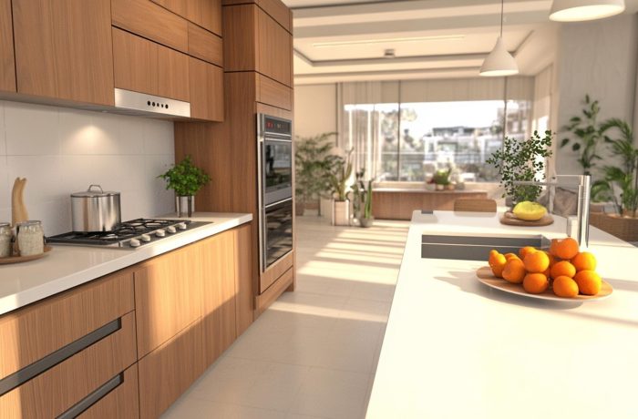 parallel modular kitchen